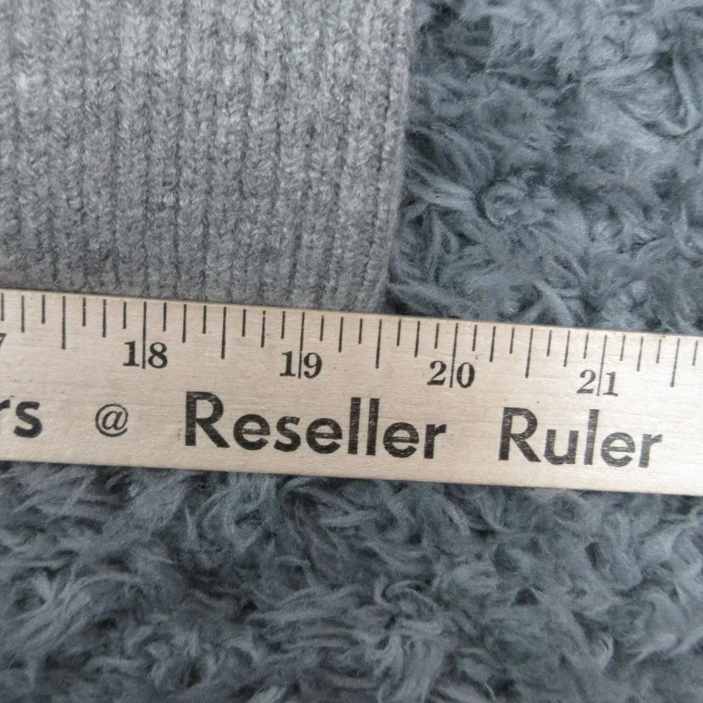 Cosmic Blue Love Sweater Pullover Womens S Gray Crew Neck Bell Sleeve NWT